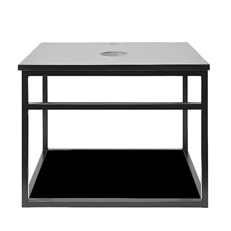 Viseća kupaonski ormarić Naturel Industrial s granitnom pokrovnom pločom i policom u industrijskom dizajnu