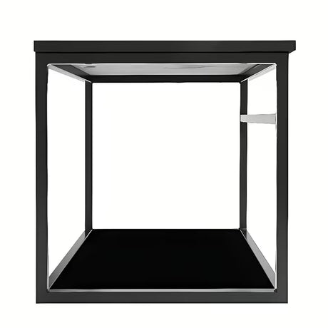 Viseća kupaonski ormarić Naturel Industrial s granitnom pokrovnom pločom i policom u industrijskom dizajnu