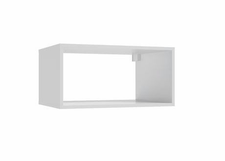 Bijeli viseća kupaonski ormarić Naturel Stilla kao konzolni kutija dimenzija 30x60x44 cm.