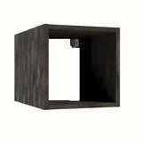 Crni viseći policni kutija Naturel Stilla 30x30x44 cm za kupaonicu