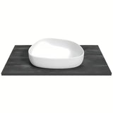 Crna pokrovna ploča Naturel Stilla od laminata pro kupaonski namještaj