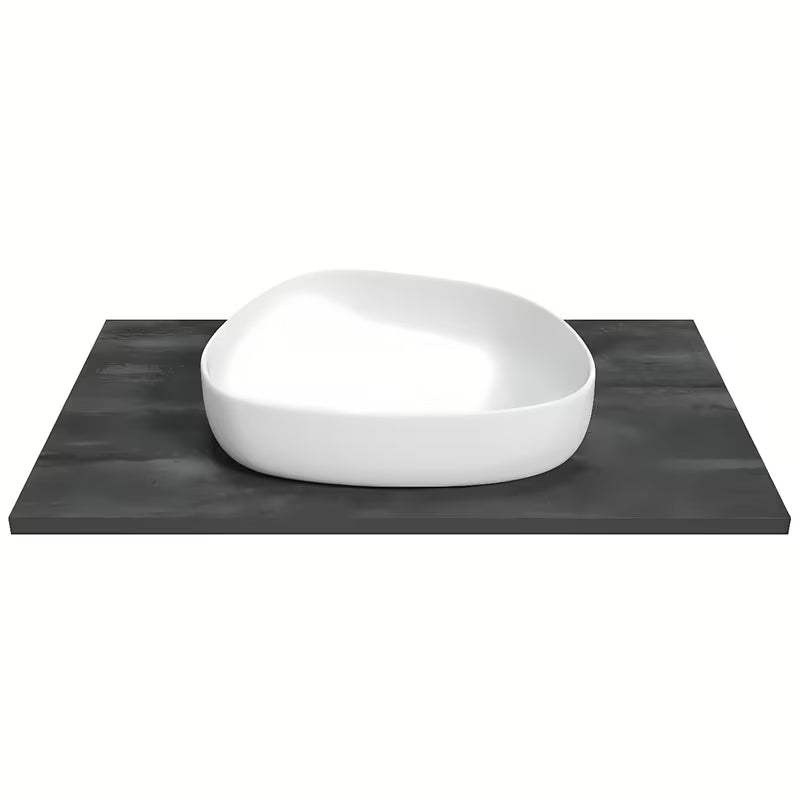 Crna pokrovna ploča Naturel Stilla od laminata pro kupaonski namještaj