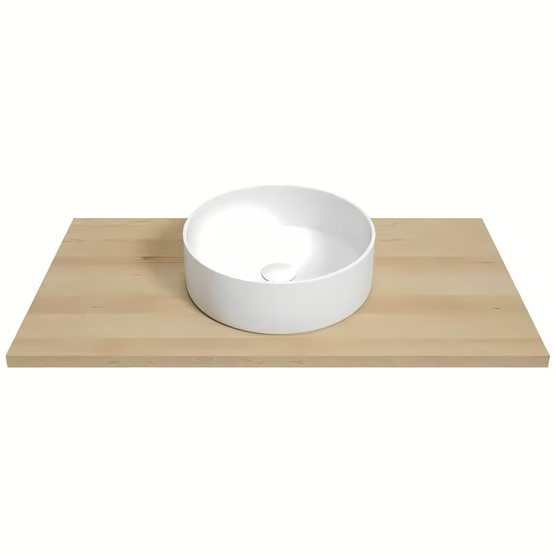 Smeđa pokrovna ploča Naturel Stilla od laminata u dekoru bukva tartuf pro kupaonski namještaj