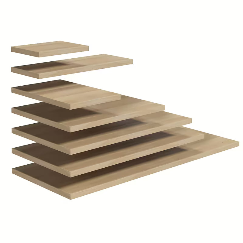 Smeđa pokrovna ploča Naturel Stilla od laminata u dekoru bukva tartuf pro kupaonski namještaj.