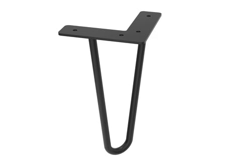 Noga za namještaj Naturel Stilla u crnoj mat boji, pakiranje 2 komada