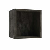 Crni viseći policijski kutija Naturel Stilla za kupaonicu dimenzija 30x30x20 cm.