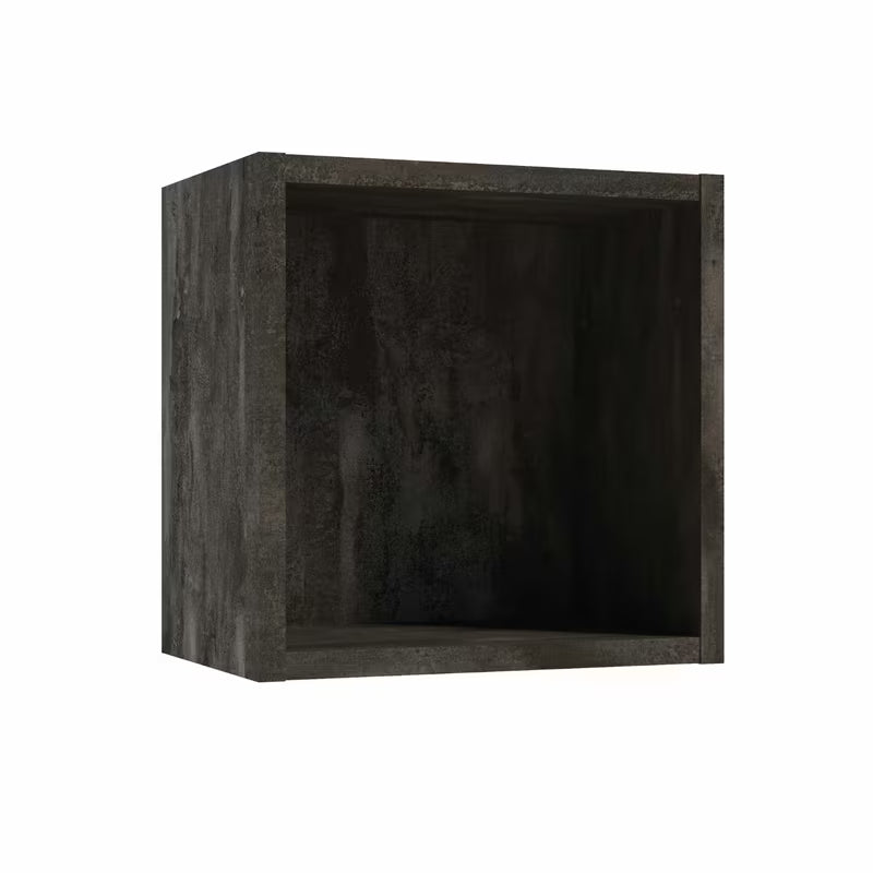 Crni viseći policijski kutija Naturel Stilla za kupaonicu dimenzija 30x30x20 cm.