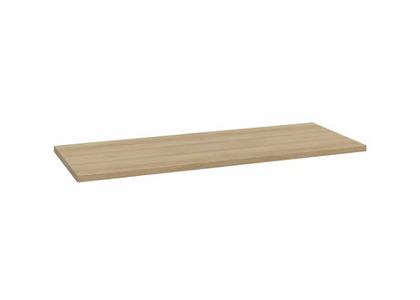 Smeđa pokrovna ploča Naturel Stilla od laminata u dekoru bukva tartuf pro kupaonski namještaj.