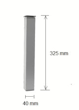 Noga za namještaj Naturel Vario Dekor u aluminijskoj izvedbi, dekorativna noga podesiva po visini za viseći namještaj.