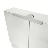 Ormarić s Ogledalom Naturel Vario Dekor 75x68,6 cm u mat bijeloj boji sa staklenim policama