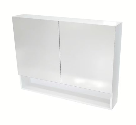 Ormarić s Ogledalom Naturel Vario u mat bijeloj boji sa zrcalnim vratima