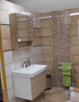 Ormarić s Ogledalom Naturel Vario u dekoru hrast bardolino sa zrcalnim vratima