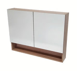 Ormarić s Ogledalom Naturel Vario Dekor u izvedbi hrast bardolino s prostorom za pohranu iza zrcalnih vratašca.
