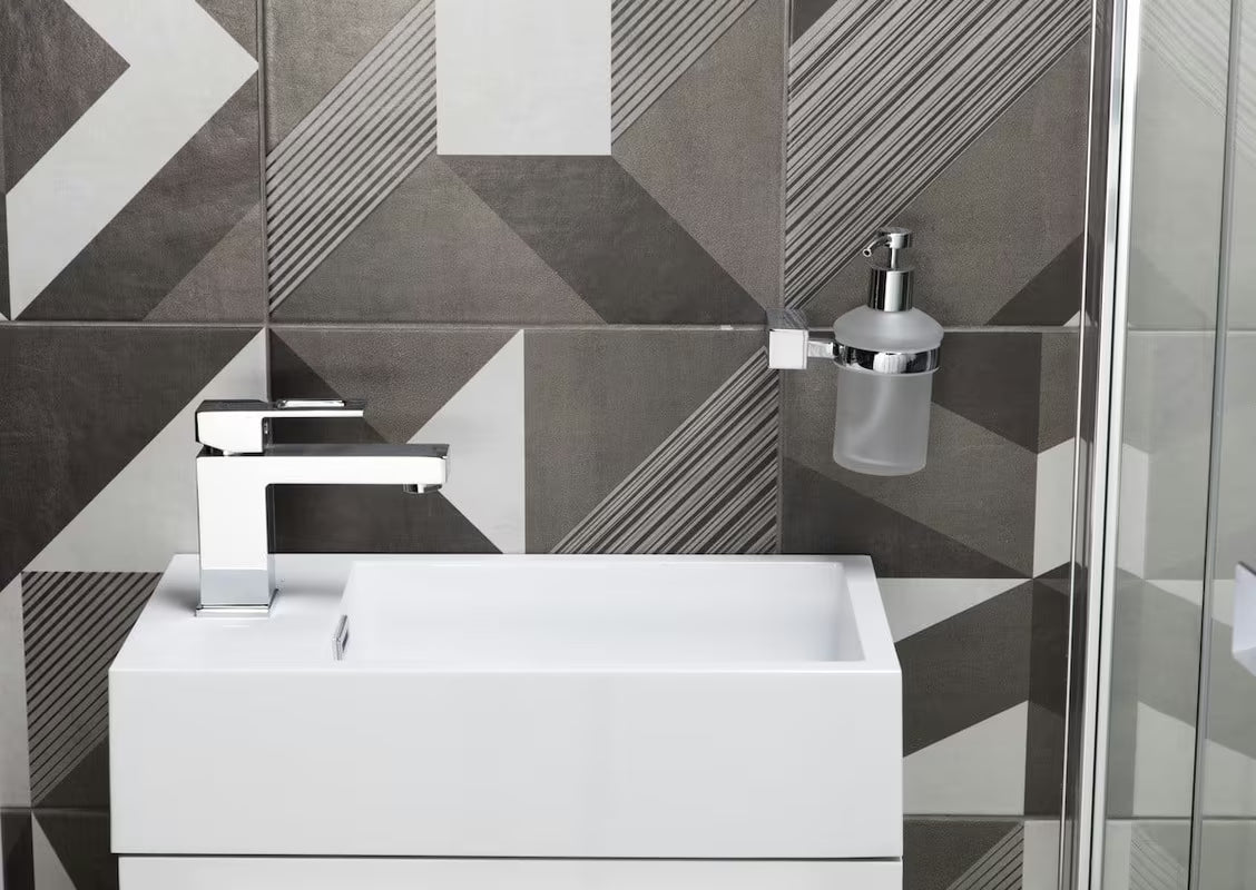 Naturel Verona umivaonik za kupaonski ormarić od lijevanog mramora s preljevom, bijela