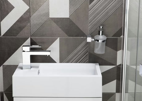 Naturel Verona umivaonik za kupaonski ormarić od lijevanog mramora s preljevom, bijela