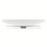 Naturel Verona umivaonik za kupaonski ormarić od lijevanog mramora s preljevom, bijela izvedba