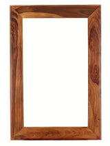 Zidno ogledalo Naturel Wood 60x90 cm od masivnog palisandera u toplim smeđim tonovima