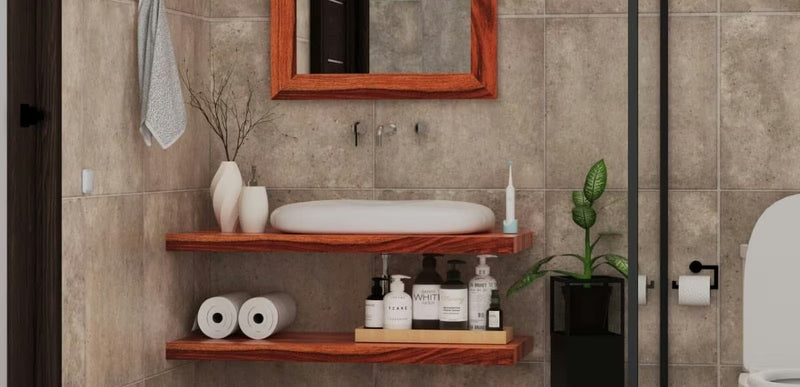 Naturel Wood u dekoru drva pro topao izgled kupaonice