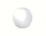 Okruglo kupaonsko LED ogledalo Naturel promjera 60 cm s pozadinskim osvjetljenjem i aluminijskim okvirom