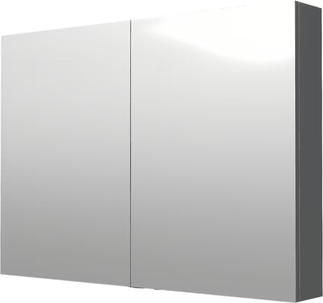 Ormarić s Ogledalom Naturel 100x72 cm u sivo-srebrnoj boji s dvoja zrcalna vrata