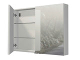 Ormarić s Ogledalom Naturel 100x72 cm u sivo-srebrnoj boji s dvoja zrcalna vrata