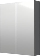 Ormarić s Ogledalom Naturel 60x72 cm u sivo-srebrnoj boji s dvojim zrcalnim vratima