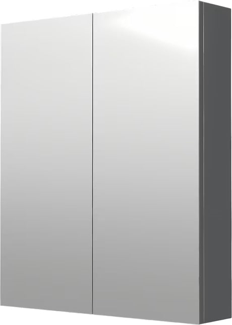 Ormarić s Ogledalom Naturel 60x72 cm u sivo-srebrnoj boji s dvojim zrcalnim vratima