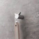 Kromirani dvostruka kuka Nimco Bormo jednostavnog dizajna za kupaonicu