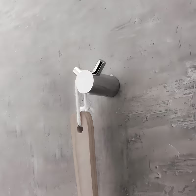 Kromirani dvostruka kuka Nimco Bormo jednostavnog dizajna za kupaonicu