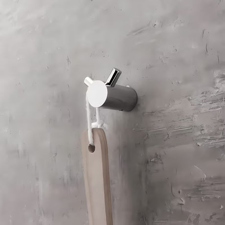 Kromirani dvostruka kuka Nimco Bormo jednostavnog dizajna za kupaonicu