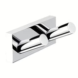 Kromirani dvostruka kuka Nimco Keira od mesinga pro montaža bušenjem ili lijepljenjem