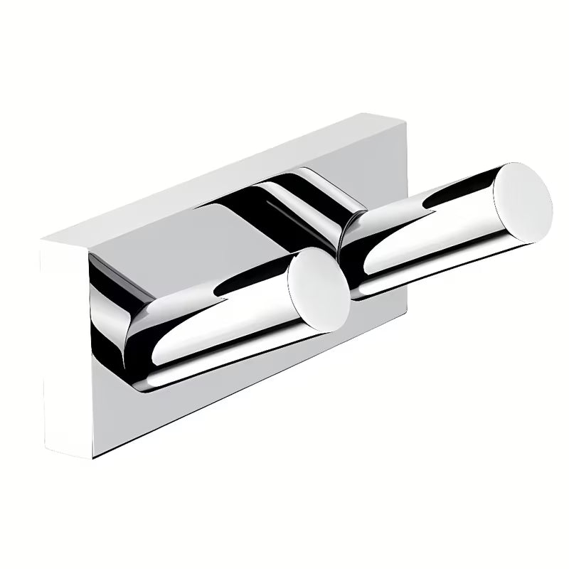 Kromirani dvostruka kuka Nimco Keira od mesinga pro montaža bušenjem ili lijepljenjem