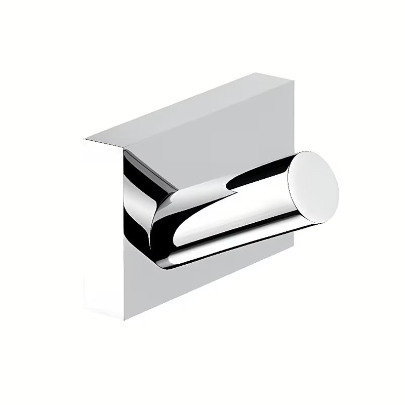 Jednostavni kromirani kukica Nimco Keira od mesinga za modernu kupaonicu