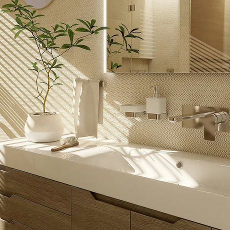 Nimco Kibo dozator tekućeg sapuna s keramičkom posudicom u kromiranoj izvedbi