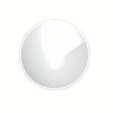 Okruglo LED kupaonsko ogledalo Nimco s pozadinskim osvjetljenjem po obodu, promjer 80 cm.