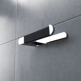 Držač toaletnog papira Nimco Nava u izvedbi mat crna i krom