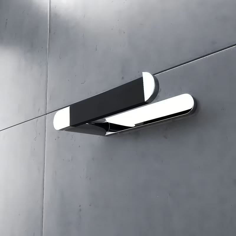 Držač toaletnog papira Nimco Nava u izvedbi mat crna i krom