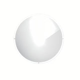 Okruglo kupaonsko LED ogledalo Nimco s obodnim LED osvjetljenjem, promjer 800 mm, aluminijski okvir.