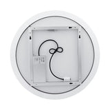 Okruglo LED kupaonsko ogledalo Nimco s pozadinskim osvjetljenjem po obodu, promjer 80 cm.