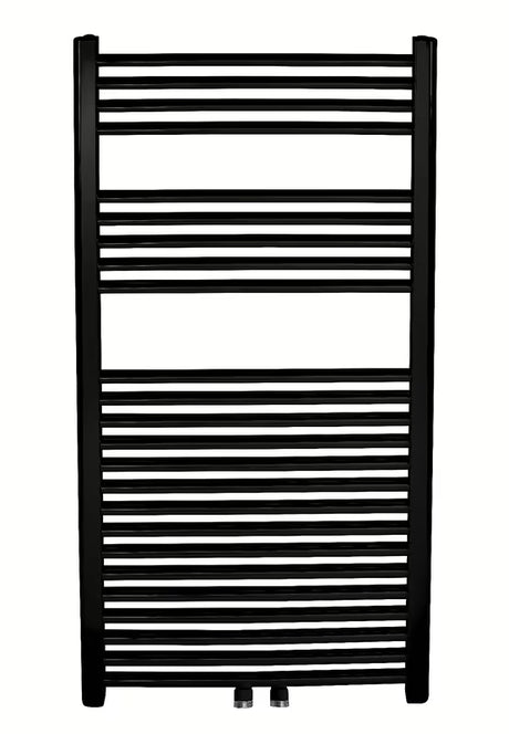 Kombinirani radijator Novaservis u crnoj boji, dimenzije 45x160 cm