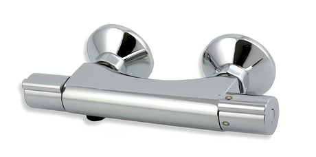 Termostatska miješalica za tuš Novaservis Aqualight u krom izvedbi pro za zidnu montažu.