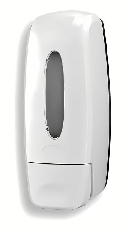Bijeli zidni dozator sapuna Novaservis od izdržljive plastike pro za kupaonicu