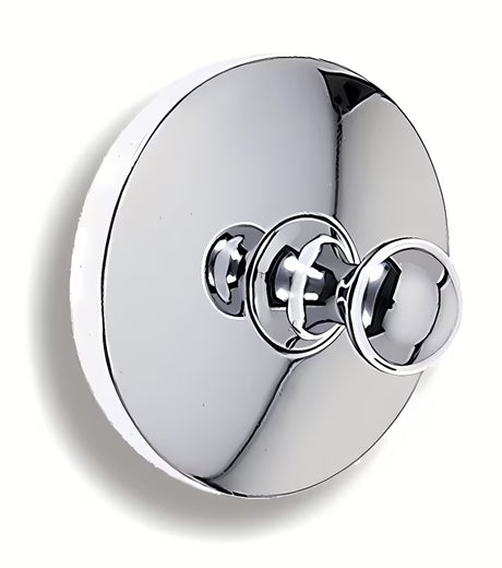 Kromirani kupaonski kukica Novaservis Metalia 1 pro za vješanje ručnika, s montažom bušenjem.