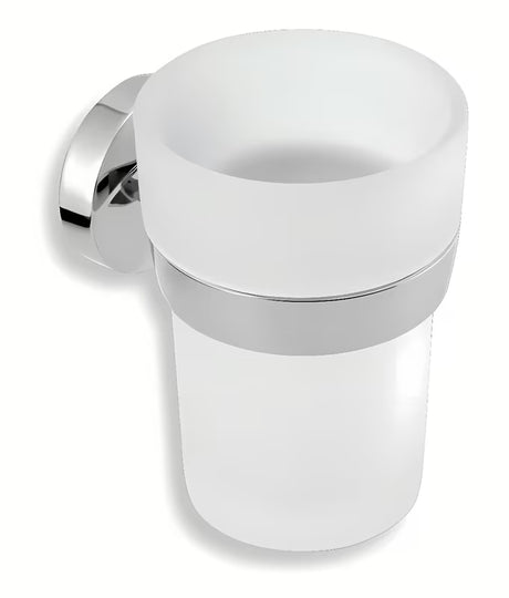 Kromirani držač četkica Novaservis Metalia 11 pro za kupaonicu s montažom bušenjem