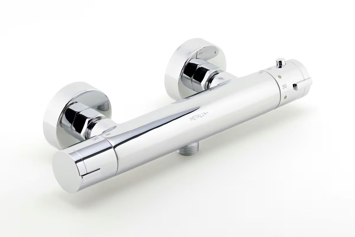 Novaservis Metalia 54 termostatska miješalica za tuš u kromu s tuš setom