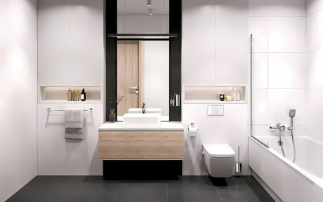 Kromirana jednoručna baterija miješalica za umivaonik Novaservis Metalia 54 s odvodom click-clack