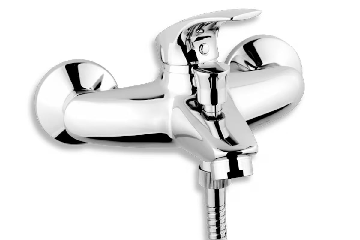 Jednoručna Baterija zidna miješalica za kadu Novaservis Metalia 57 u krom izvedbi