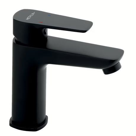 Novaservis Metalia 58 jednoručna baterija stojeća miješalica za umivaonik u crnoj boji s mat završnom obradom