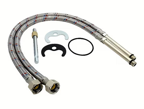 Kromirani jednoručna baterija stojeća miješalica za umivaonik Novaservis Metalia 58 bez odvoda