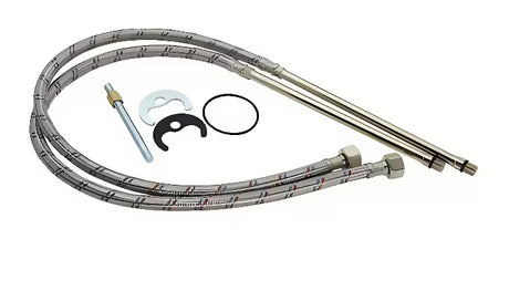 Novaservis Metalia 58 visoka jednoručna baterija miješalica za umivaonik s odvodom u krom izvedbi